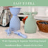 Nontoxic Reusable Baby Food Pouches - Premium Food Grade Silicone - BPA & PFAS Free - Leak-Proof Design - Easy to Clean