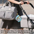 Pandas Round Pacifier Storage Case with Zipper, Portable Pacifier Case for Travel, Diaper Bag & Purse, Pacifier