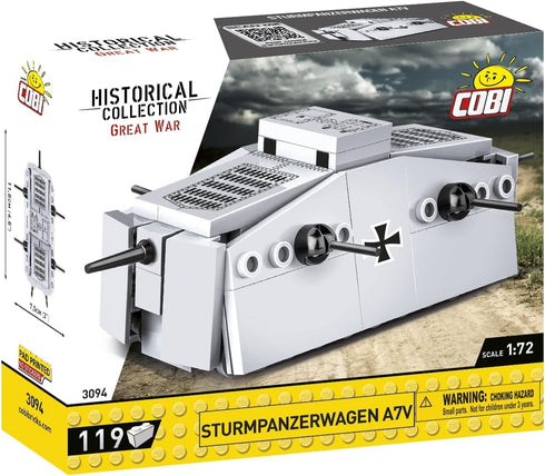 COBI Historical Collection Great War Sturmpanzerwagen A7V Tank