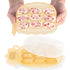 Haakaa Silicone Nibble Freezer Tray, Breastmilk Teething Popsicle Mold, Baby Food Maker, Ice Cube Tray, BPA Free Banana