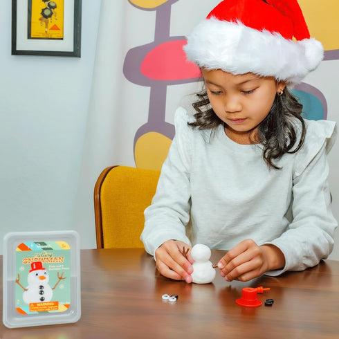 Toysmith Melting Snowman – Reusable Putty Slime Kit with Accessories, Holiday Gift for Kids