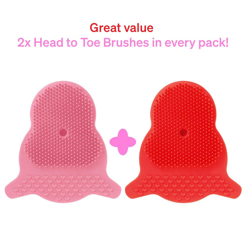 Pack 2, Cradle Cap Brush for Babies by Love Noobs, Baby Cradle Cap Treatment, of Non-Toxic Toddler Cradle Cap Comb
