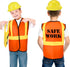 Gejoy 48 Pcs Kids Construction Birthday Party Supplies Kids Construction Hats and Vests Worker Costume Role Play Tote