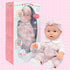 12" Playset 6 12 Inch Ecore Fun Baby Doll and Clothes Accessories - Pcs Doll with Pink Romper Outfit, Headband, Socks