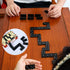 Wooden Double Six Dominoes Set, Classic 28 Pieces Board Game for Kids, Ideal for 2-4 Players