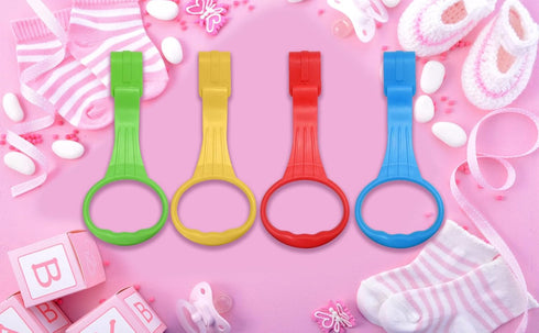 Generic 4 Baby Pull Up Ring Learn to Walk Stand Up Assist, Universal for Baby Playpen or Crib - Colors