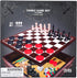 Elbow Set, 10 2+ Room Games Family Game Classic Games with Wooden Storage Box and Built-in Game Boards, Endless Fun