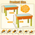 2.6lbs 6 Lehoo Castle Sensory Table with Sensory Sand, Indoor Sensory Bin with Lid & Play Sand, Construction Kit