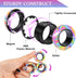 18Pcs Set, Cevioce Magnetic Rings Fidget Toy ADHD Anxiety Magnetic Fidget Toys Adults Fidget Spinner Rings for Relief