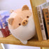 Levenkeness Soft Fat Pig Plush Hugging Pillow, Cute Piggy Stuffed Animal Doll, Brown, 15.7"