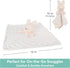 GUND Baby Sustainably Soft Bunny Lovey, Plush Blanket Made from 100% Recycled Materials, Pink/Cream, 10”