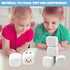 6PCS White EVA Foam Dices for Kids Graffiti, Building Blocks,Creative Painting