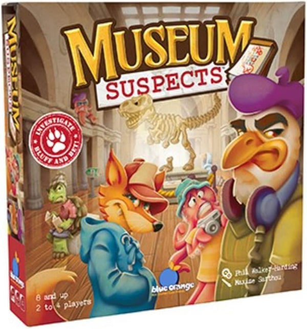 Blue Orange Games Museum Suspects Board Game - Family or Adult Strategy