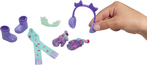 Fancy Nancy Winter Wonderland Doll Accessories - Purple/Blue