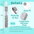 3 Pack PS06 babygoal Baby Neutral Pacifier Clips, Binky Paci Holder and Leash Fits for Most Pacifier and Binkies