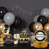 9PCS Gold Retirement Party Decorations - Centerpiece Honeycomb Glitter Table Toppers for Happy Retirement Supplies