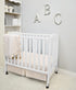 American Baby Company Heavenly Soft Minky Dot 3-Piece Mini/Portable Crib Bedding Set,