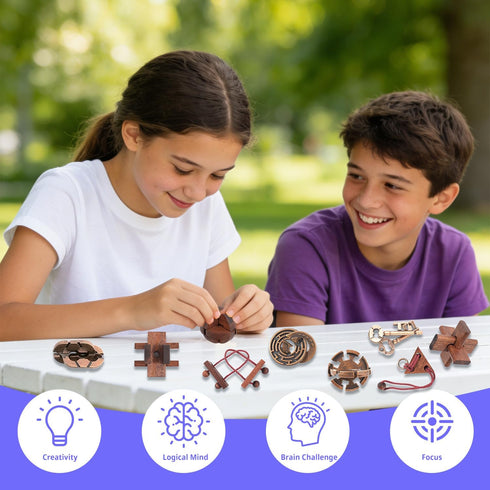 Mojimky 24pcs Easter Egg Fillers with Brain Teaser Puzzles Toys, Easter Basket Stuffers for Teens, Eggs Hunt Games