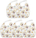 IHCVHQX Baby Feeding Bibs for Boys Girls Golden Retriever Dog Faces and Paw Infant Toddler Drooling Bibs with Catcher