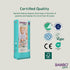 5 (44 Count) Bambo Nature Hypoallergenic Baby Diapers, Eco-Labeled Diapers, Enhanced Leakage Protection, Totally