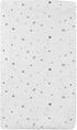 TL Care Printed 100% Natural Cotton Jersey Knit Cradle/Bassinet Sheet, 18 x 36 Fitted, Gray Stars and Moons