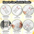 161 30 7.9 5.7 WoBiogHo Pcs Shrink Plastic Keychain Making Kit, Shrink Plastic Sheets x in, Hole Punch, Lobster Clasps