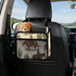 PPIKTC Spacious Hanging Auto Seat Organizer with Ventilated Mesh Pockets for Wet Wipes and Baby Supplies, Cowboy Cow