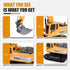 3 4 5 6 7 8 Jiakora Remote Control Excavator Toys for Boys, RC Excavator Toy for Boys Year Old Kids Christmas Birthday