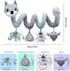 Baby Toys 0-3 Months, Car Seat Toys, Stroller Toys, Infant Toys 0-6 Months, Baby Spiral Toys with Music Rattle