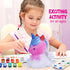 6-12, 3 4 5 6 7 8 9 10 11 12+ Paint Your Own Unicorn Lamp Kit, Art Supplies Unicorn Painting kit for Kids, Arts