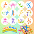 12 Pack LESONG Quiet Fidget Toys for Kids: Bendable Sensory Toys with Suction Cups - Fidget Toys for Autism ADHD