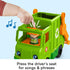 Fisher-Price Little People Musical Toddler Toy - Recycling Truck Garbage Vehicle with Figure for Pretend Play Ages 1+