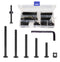 cSeao Black Baby Bed Crib Screws Replacement Parts,50pcs M6 Hex Drive Socket Cap