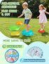 5 Pack 3-5 YOHOOLYO Stepping stone for kids, Non-Slip Child Balance Stones, Outdoor Indoor Play Toys, Rainbow Crab