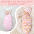 4 Pcs Preemie Baby Swaddle - Adjustable Swaddle Blanket Preemie Size Newborn Cotton Swaddle Blanket for Boys Girls