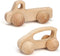 TOY Life Wooden Cars for Toddlers 1-3 - Montessori Toys for Babies, Baby Rattle Wooden Toy Truck