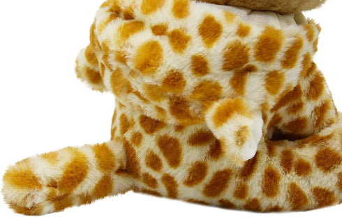 Cute Pug Dog Stuffed Animal | Brown Panther Plush Toy in Leopard Costume, 12 Inch Soft Pug Toy for Kids