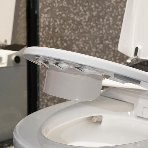 Doytn 5 (1, 7x3.3inch) Toilet Splash Guard Pee Deflector with Strong Suction Cups Urine Guard Prevents Pee Leaks Large