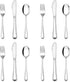 E-far 12-Piece Kids Silverware Set, Stainless Steel Toddler Utensils, Includes 4 Forks, 4 Spoons, 4 Knives, Dishwasher