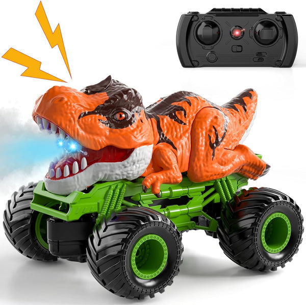 Bennol Remote Control Dinosaur Car for Boys Kids, 2.4Ghz RC Dinosaur Truck