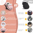 ACRABROS Car Seat Cover Baby, Winter Infant Carseat Canopy with Zipper Peeping Window, Waterproof Universal Fitted