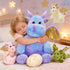 Animal,6 Mommy 3 Tezituor Purple Stuffed Dinosaur for Girls,Cute Dragon Stuffed Pcs Dino Plush Toy with Baby