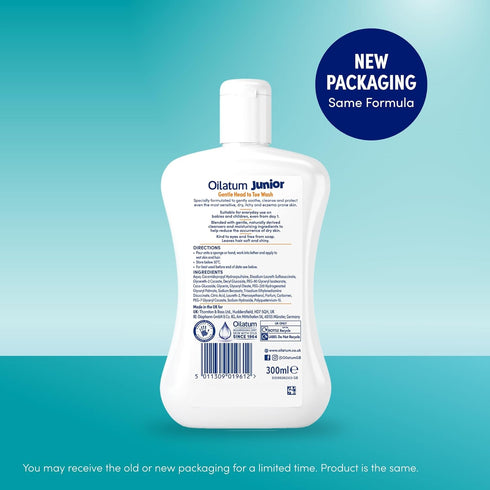 Oilatum 300 ml Daily Junior Head To Toe Wash for Dry skin