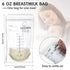 500 Count 6 oz Frienda Breastmilk Storage Bags Breast Milk Bags for Freezing Self Standing Breast Milk Storing Bags