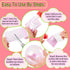 5PCS Nano Tape Bubble Kit for Kids, Nano Bubble Tapes Kit with Glitter, Clay, Cute Stickers and Accessories Tools, Nano