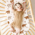 GRSSDER 3 Pack Stretchy Ultra Soft Bassinet Sheet, Universal Fit for Baby Cradle, Moses Basket, Stylish Print of Sunny