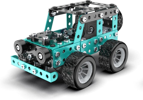 Jixin Xyzhi 3D 194-Piece Set 8-16 Buildable Metal Engineering Kit STEM for Ages Develops Logic Skills DIY Project Ideal