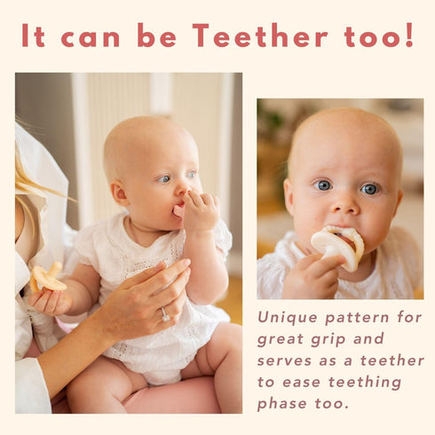 2 1, (0-6 NatureBond Baby Pacifier Soother Silicone Binky Newborn Teether Pacifiers in Curved for Comfort | Hygiene