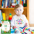 50 DIY Baby Bibs Set Includes Baby Bibs Baby Shower Game Sign 25 White Feeder Bibs Blank Baby Bibs 24 Fabric Markers