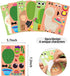 WATINC 36PCS Make Your Own Llama Cactus Stickers, DIY Art Cards Craft Game, Good Gift for School Kids